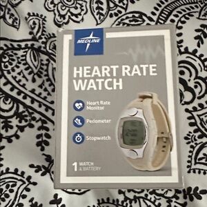 Medline Beige Heart Rate Watch